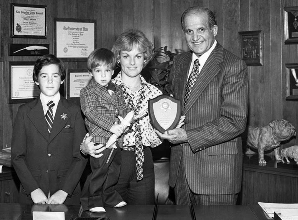 Mary Hurdle and sons