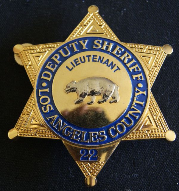 LT badge - Los Angeles County Professional Peace Officers Association