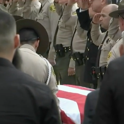 Memorial Service Held for LASD Recruit Struck by Wrong Way Driver